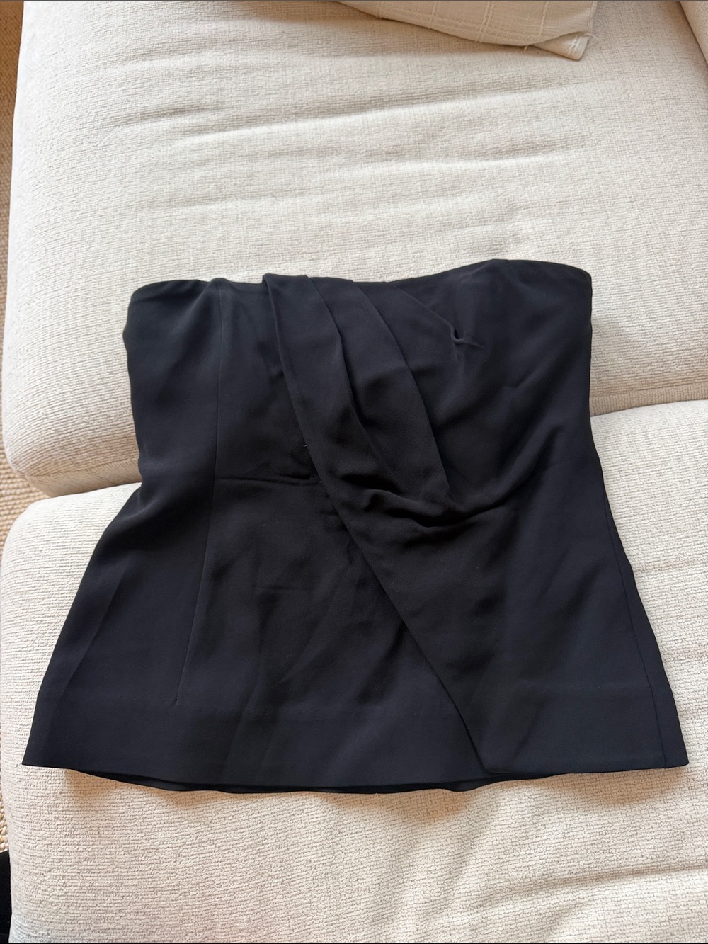 Anine Bing Strapless Black Women's Corset Top